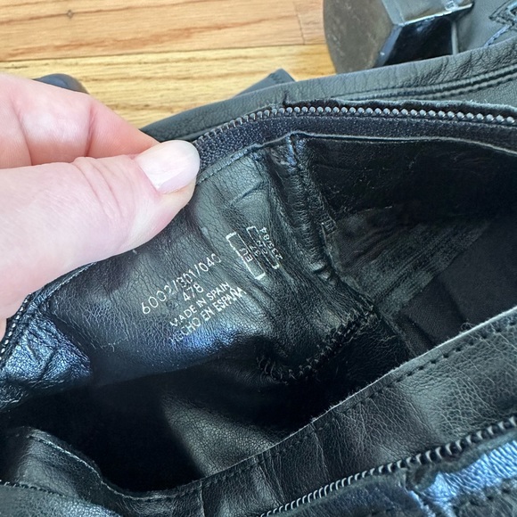 ZARA Over the Knee Leather Boots - Picture 4 of 13